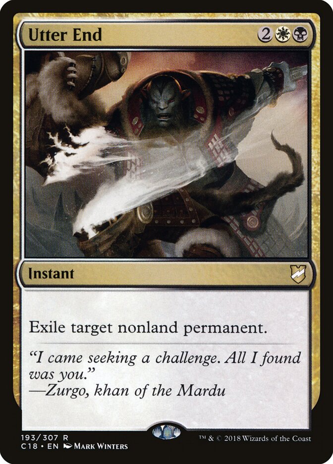 Utter End, Commander 2018 · 193/307