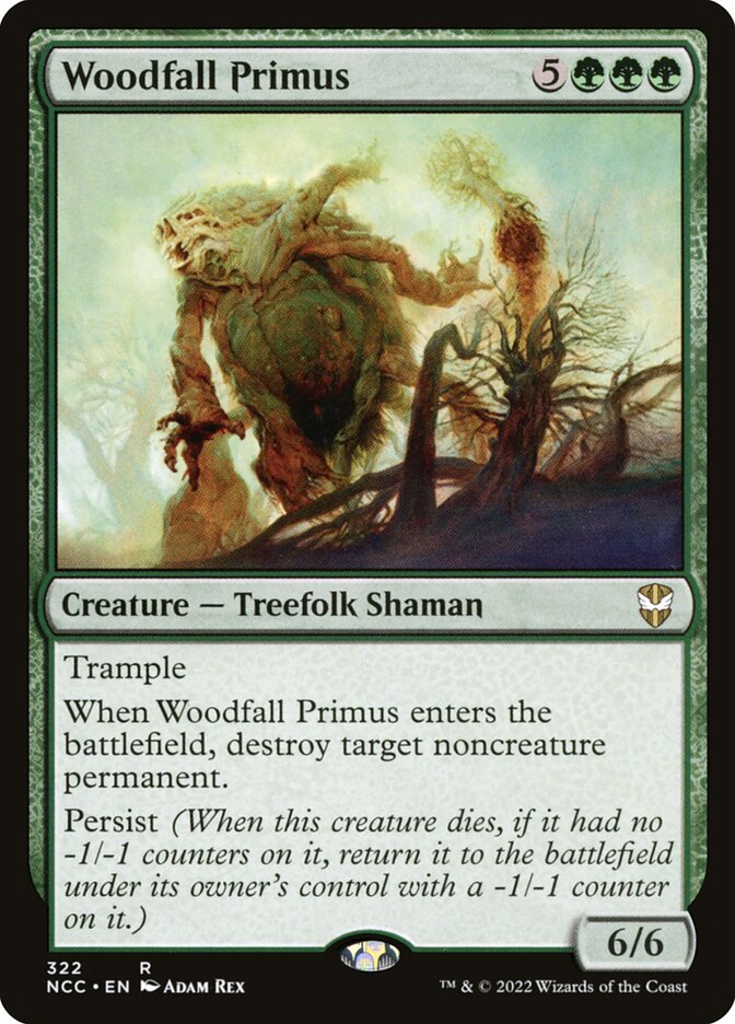 Woodfall Primus, New Capenna Commander · 322