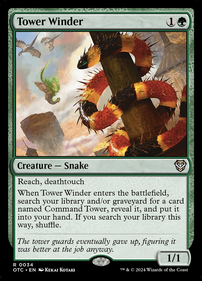 Tower Winder, Outlaws of Thunder Junction Commander · 0034
