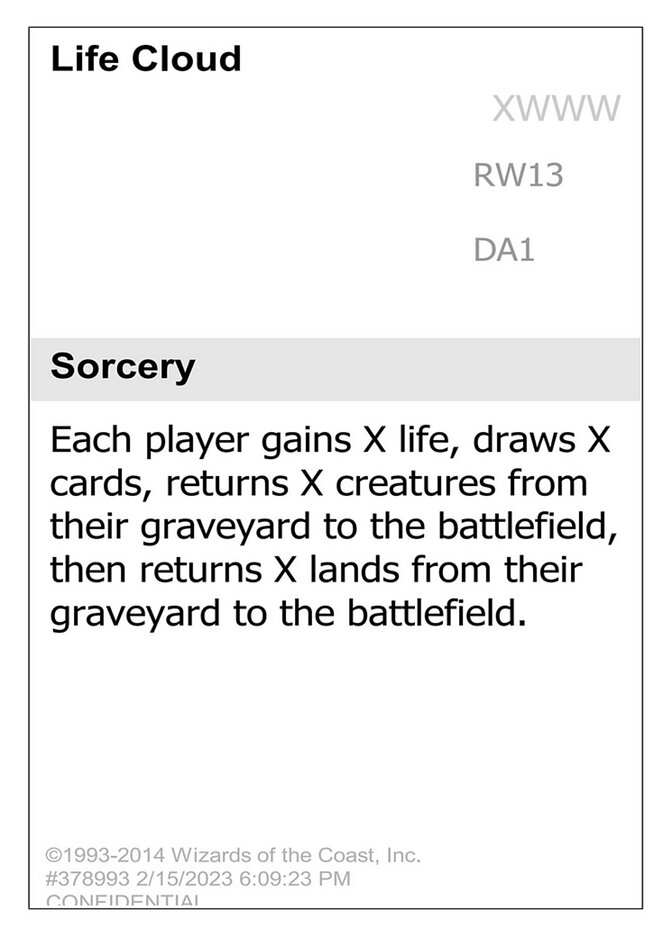Life Cloud, Unknown Event · rw13