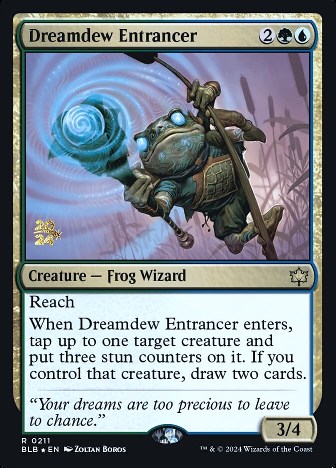 Dreamdew Entrancer, Bloomburrow Promos · 0211