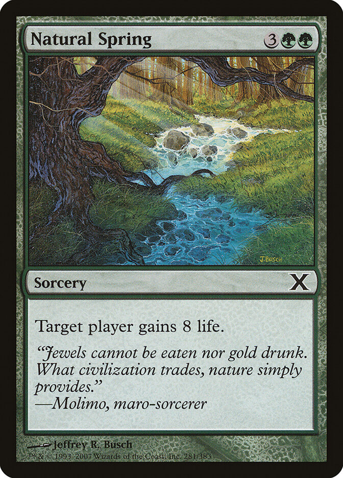 Natural Spring, Tenth Edition · 281/383