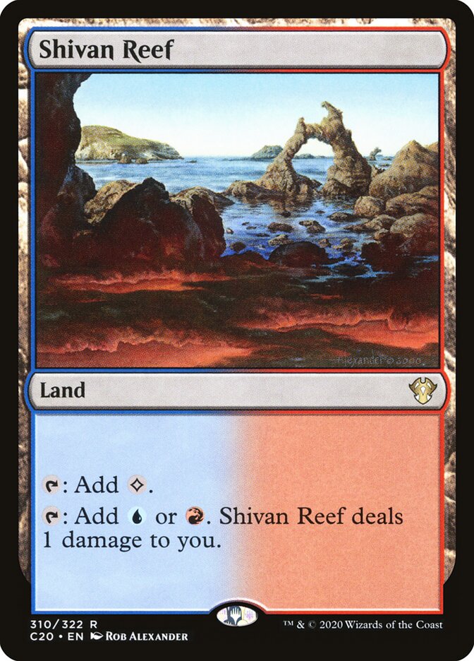 Shivan Reef, Commander 2020 · 310/322
