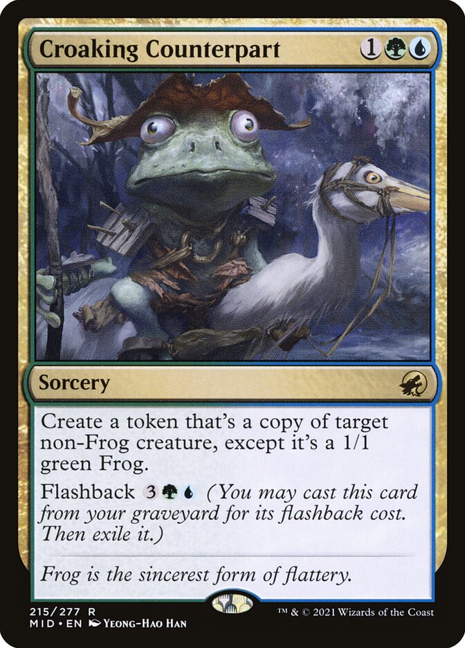 Croaking Counterpart, Innistrad: Midnight Hunt · 215/277