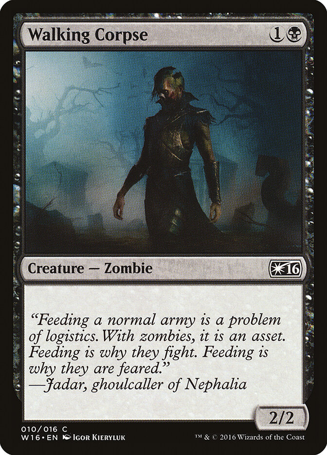 Walking Corpse, Welcome Deck 2016 · 010/016