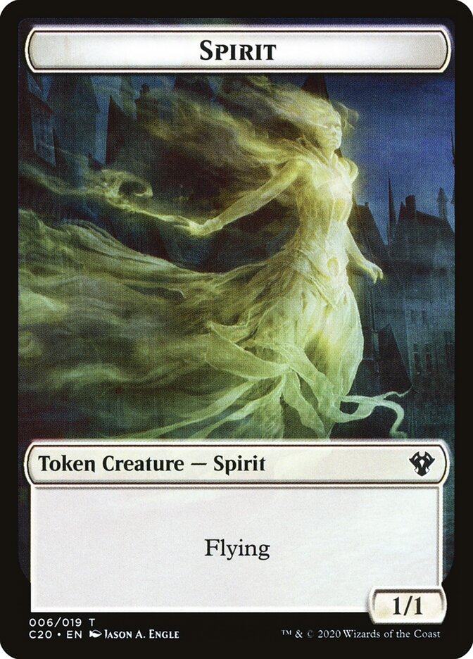 Spirit, Commander 2020 Tokens · 006