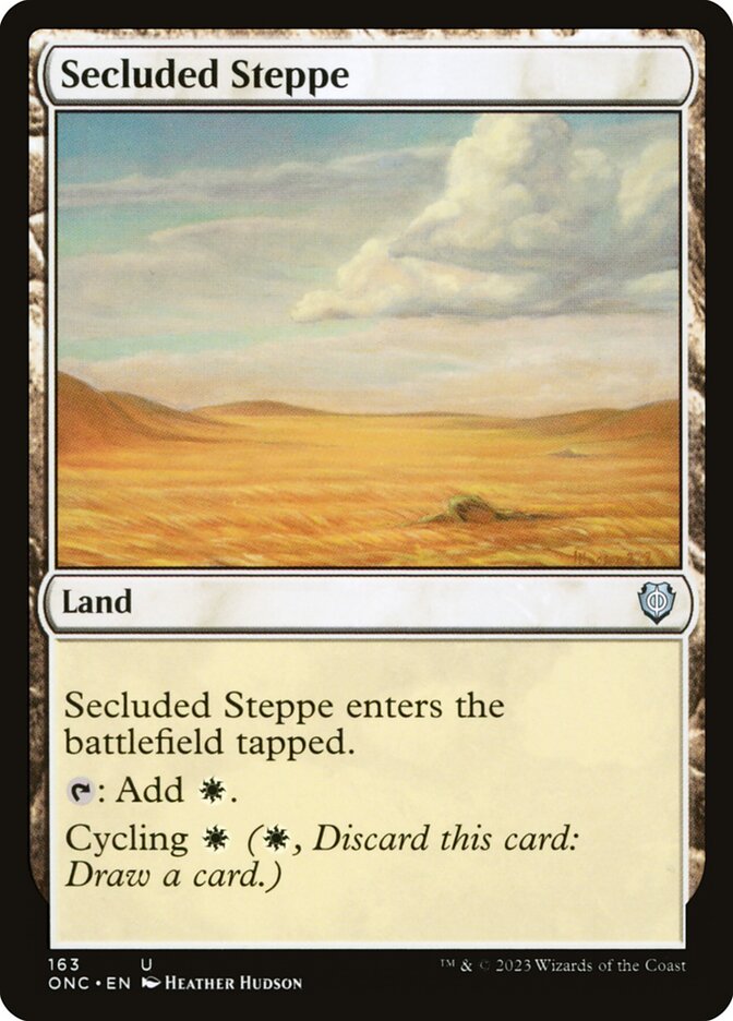 Secluded Steppe, Phyrexia: All Will Be One Commander · 163