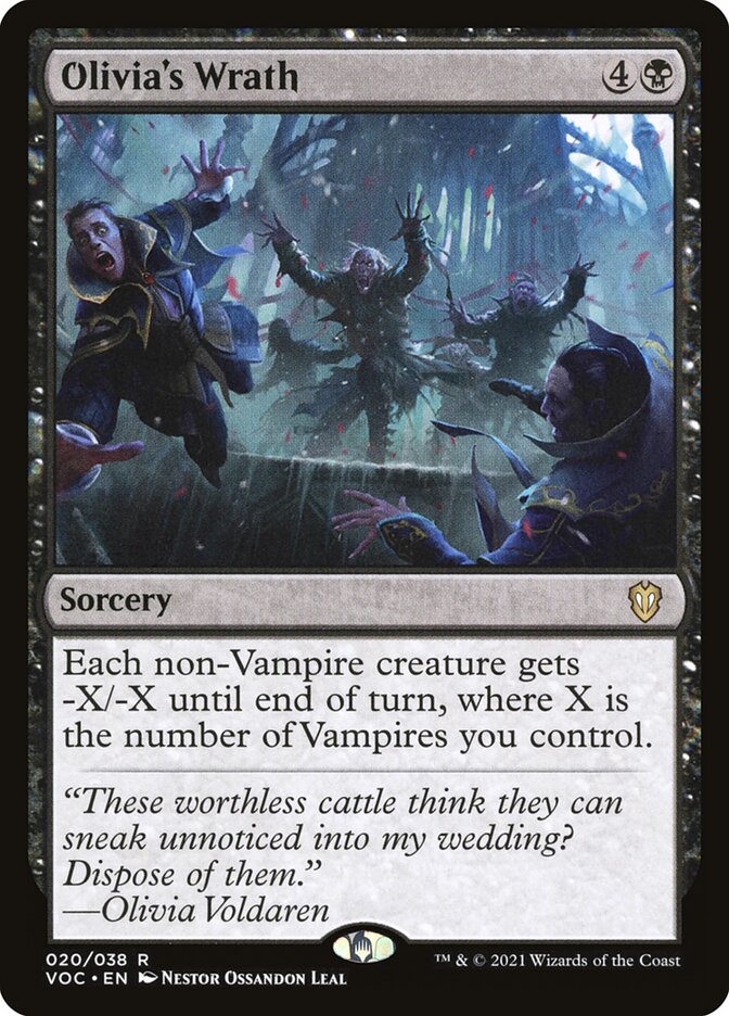 Olivia's Wrath, Crimson Vow Commander · 020/038
