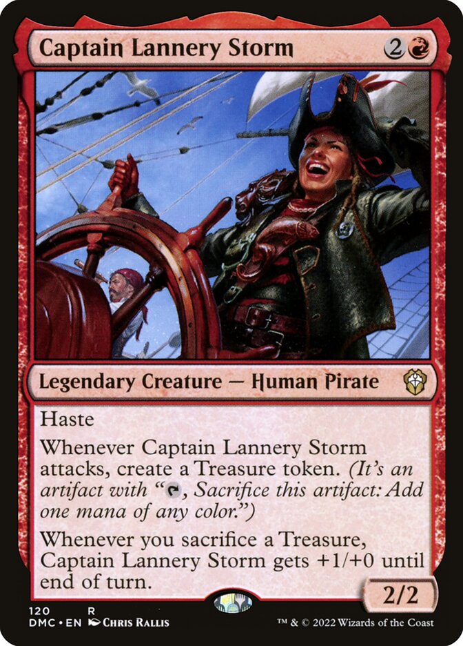 Captain Lannery Storm, Dominaria United Commander · 120