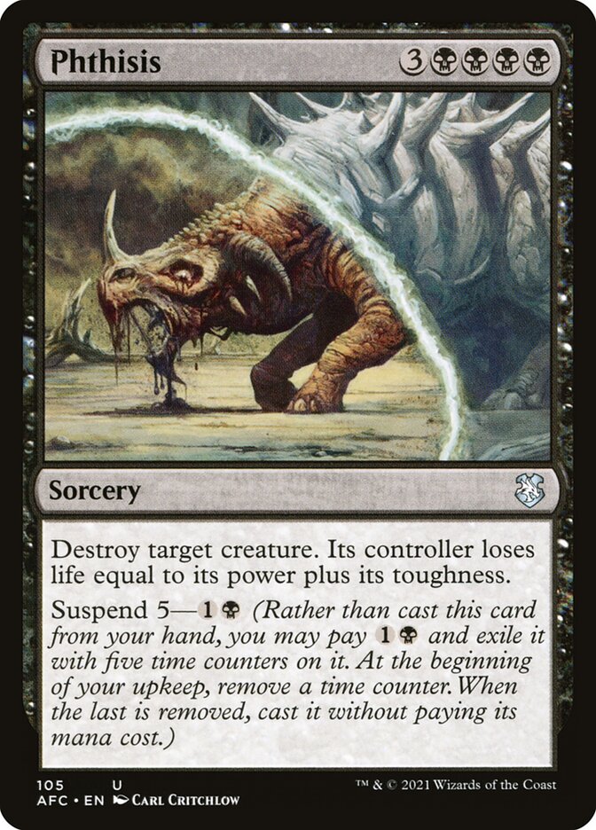 Phthisis, Forgotten Realms Commander · 105