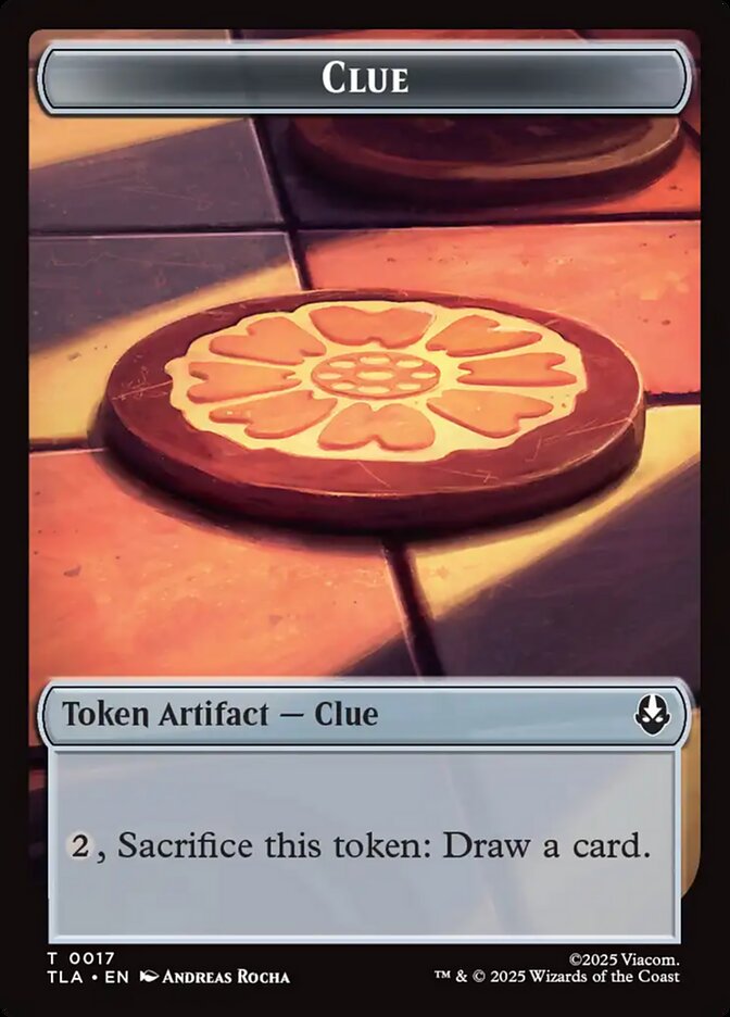 Clue, Avatar: The Last Airbender Tokens · 0017