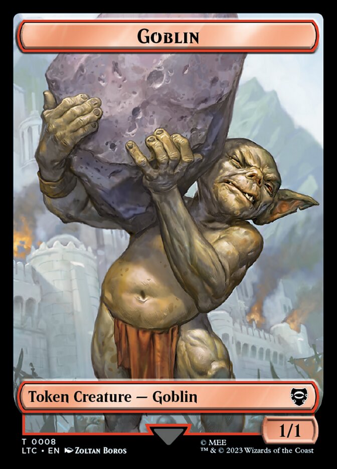 Goblin, Tales of Middle-earth Commander Tokens · 0008
