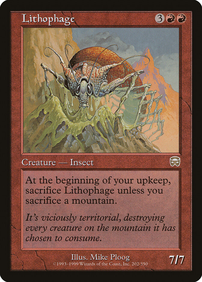 Lithophage, Mercadian Masques · 202/350