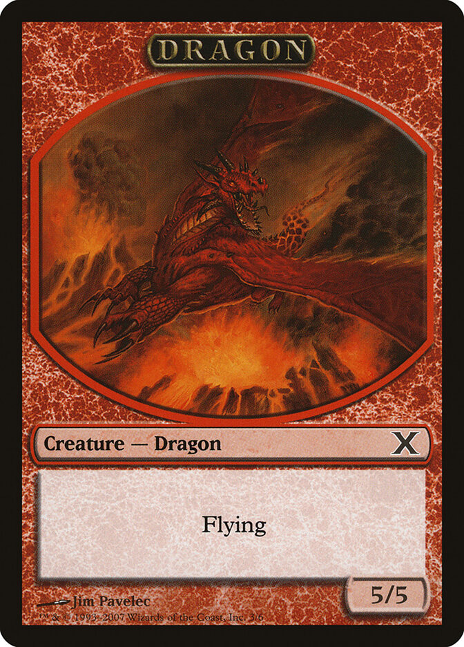 Dragon, Tenth Edition Tokens · 3