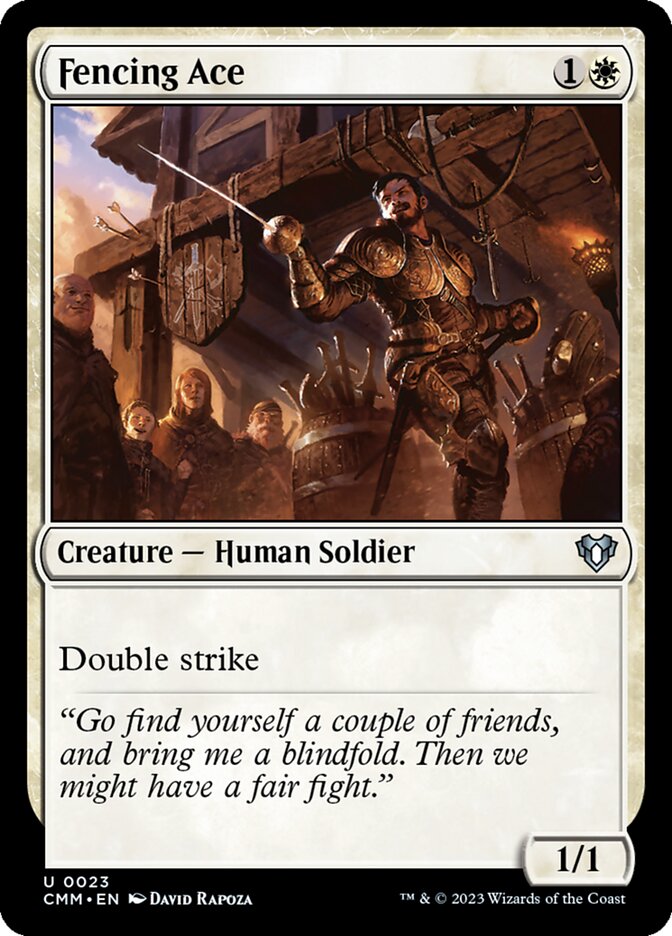 Fencing Ace, Commander Masters · 0023