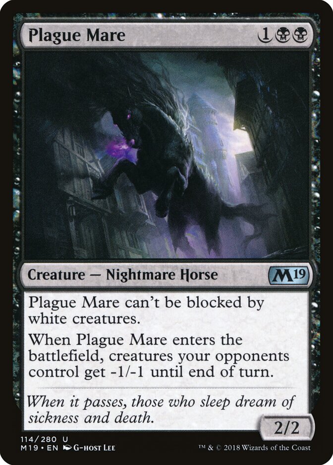 Plague Mare, Core Set 2019 · 114/280