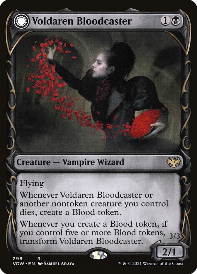 Voldaren Bloodcaster // Bloodbat Summoner, Innistrad: Crimson Vow · 298
