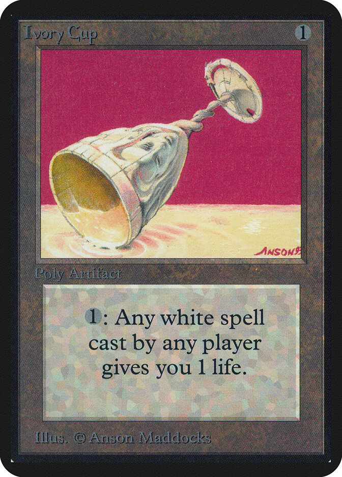 Ivory Cup, Limited Edition Alpha · 251