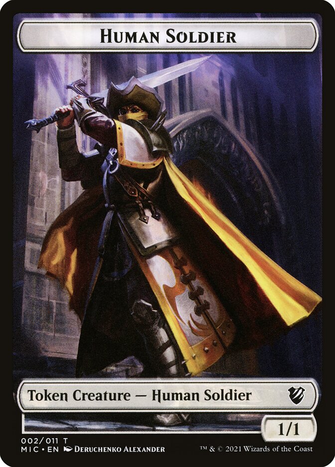Human Soldier, Midnight Hunt Commander Tokens · 002