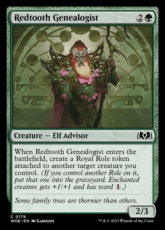 Redtooth Genealogist, Wilds of Eldraine · 0179