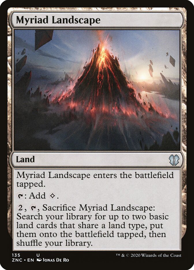 Myriad Landscape, Zendikar Rising Commander · 135