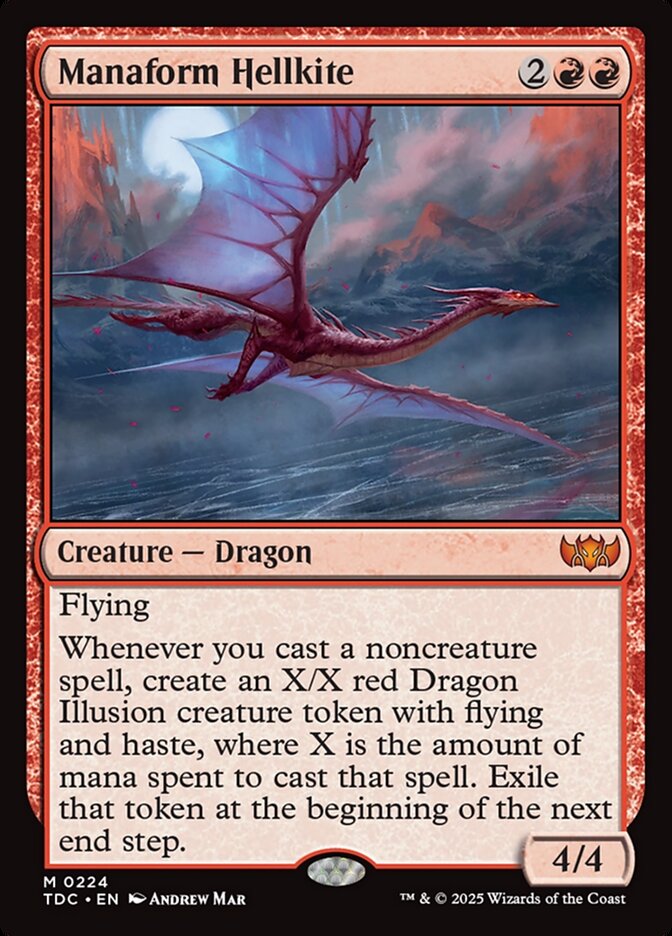 Manaform Hellkite, Tarkir: Dragonstorm Commander · 0224