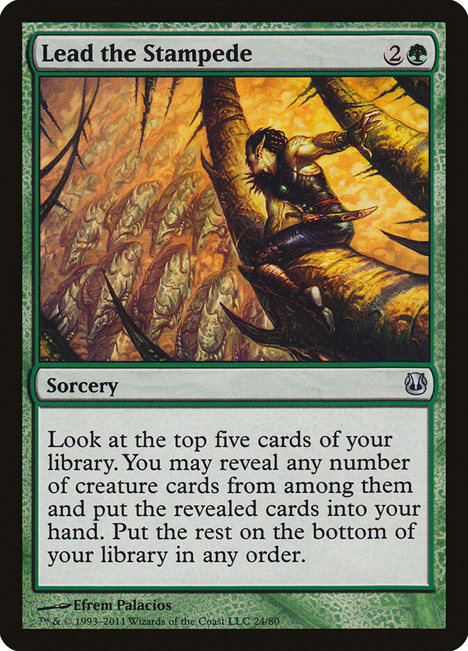 Lead the Stampede, Duel Decks: Ajani vs. Nicol Bolas · 24/80