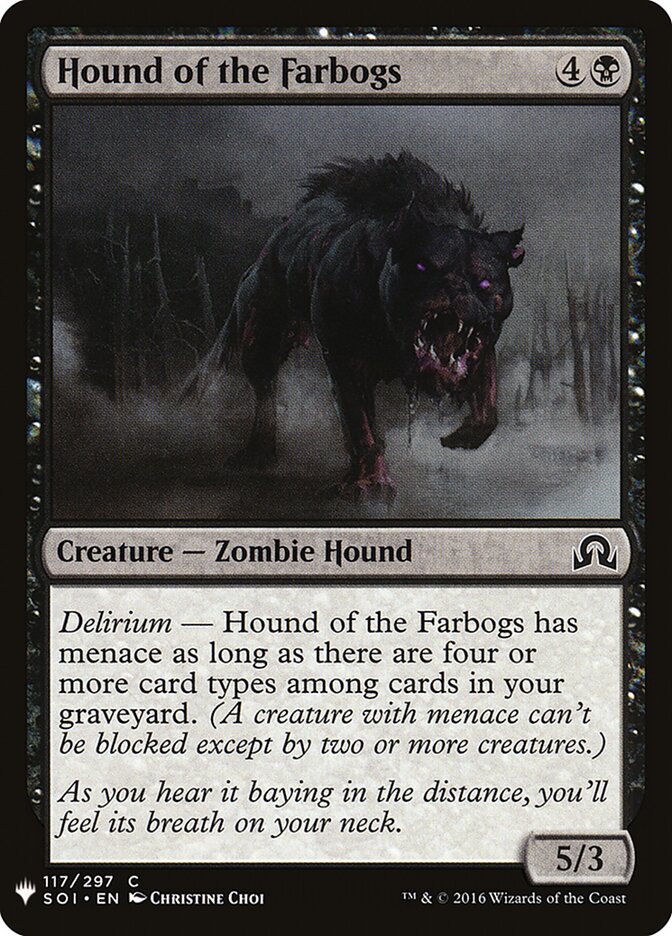 Hound of the Farbogs, The List · soi-117