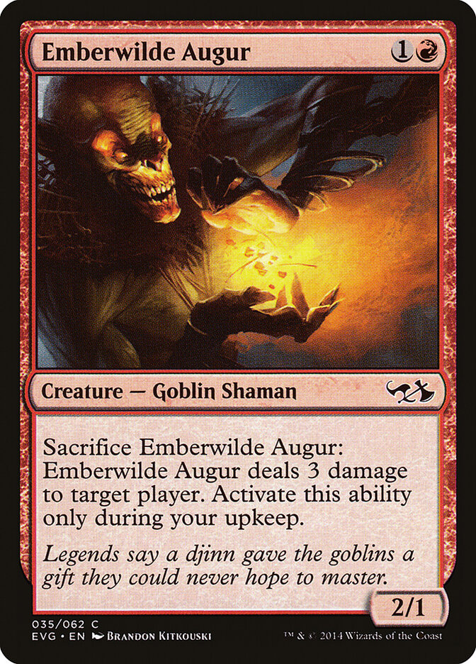 Emberwilde Augur, Duel Decks Anthology: Elves vs. Goblins · 035/062