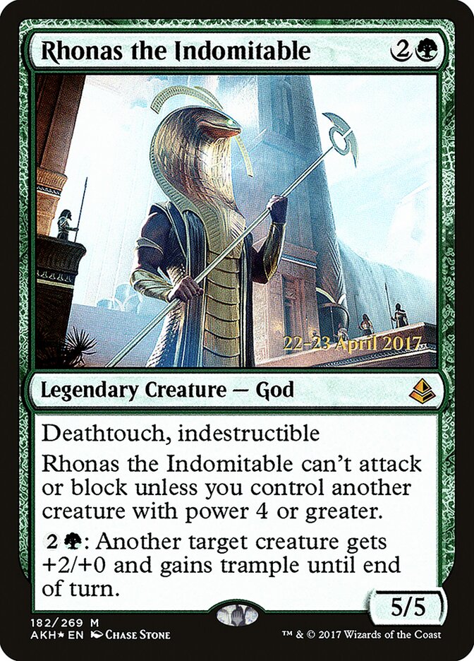 Rhonas the Indomitable, Amonkhet Promos · 182/269