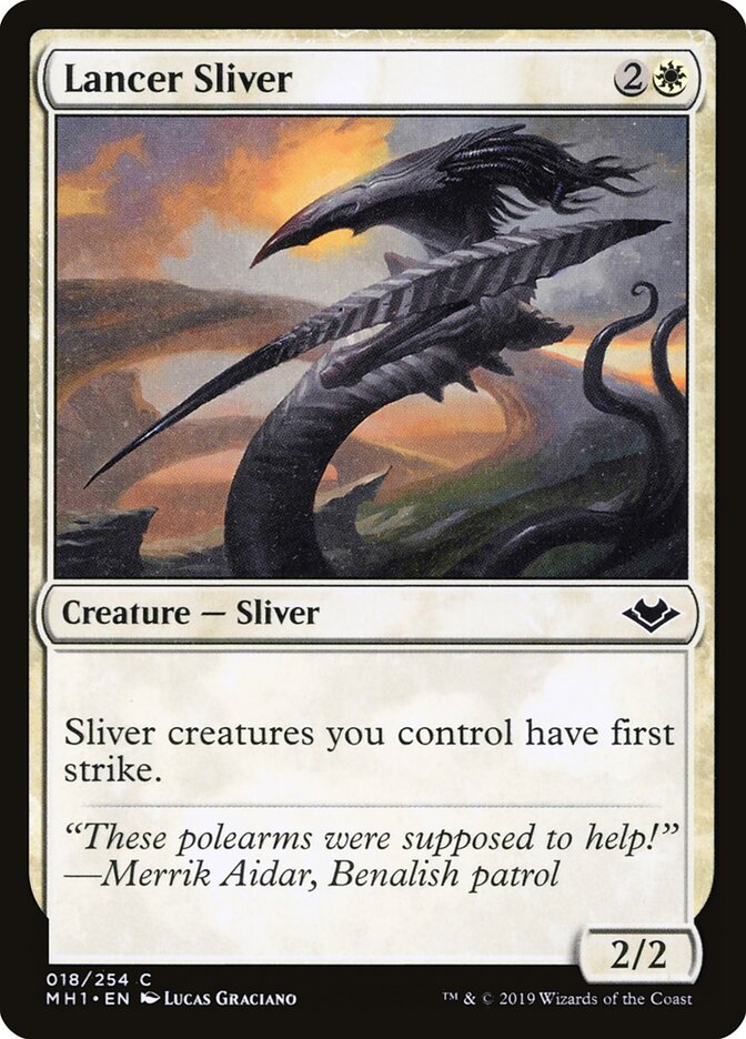 Lancer Sliver, Modern Horizons · 018/254