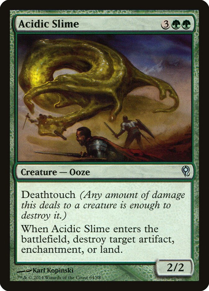 Acidic Slime, Duel Decks: Jace vs. Vraska · 64/88
