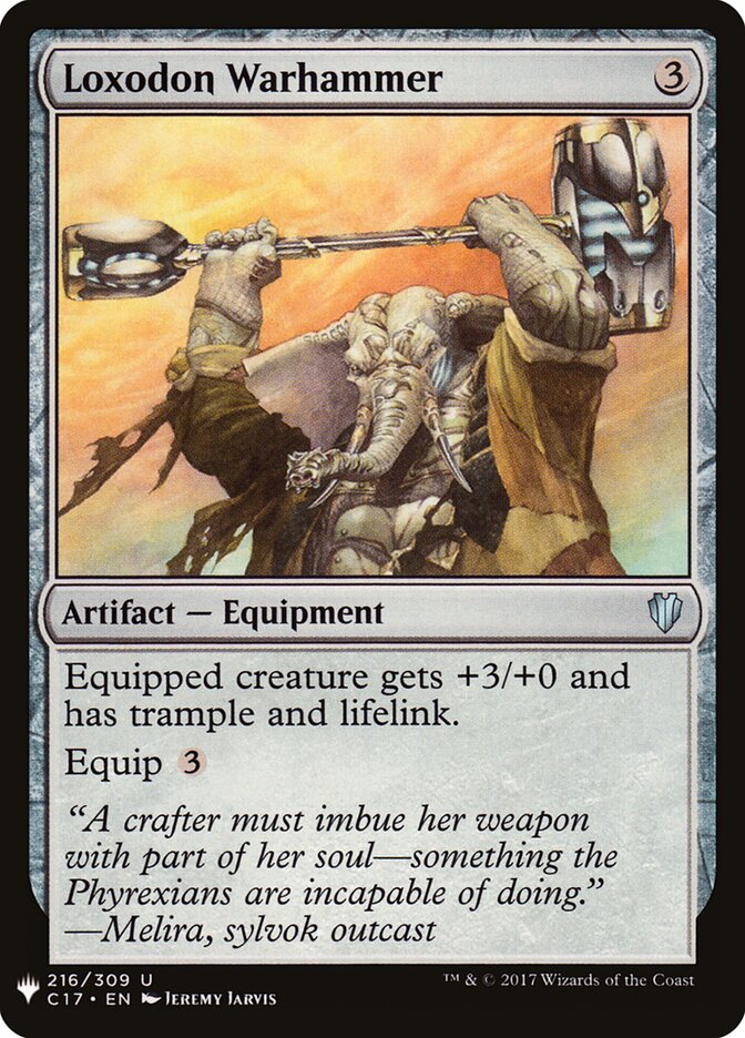 Loxodon Warhammer, The List · c17-216