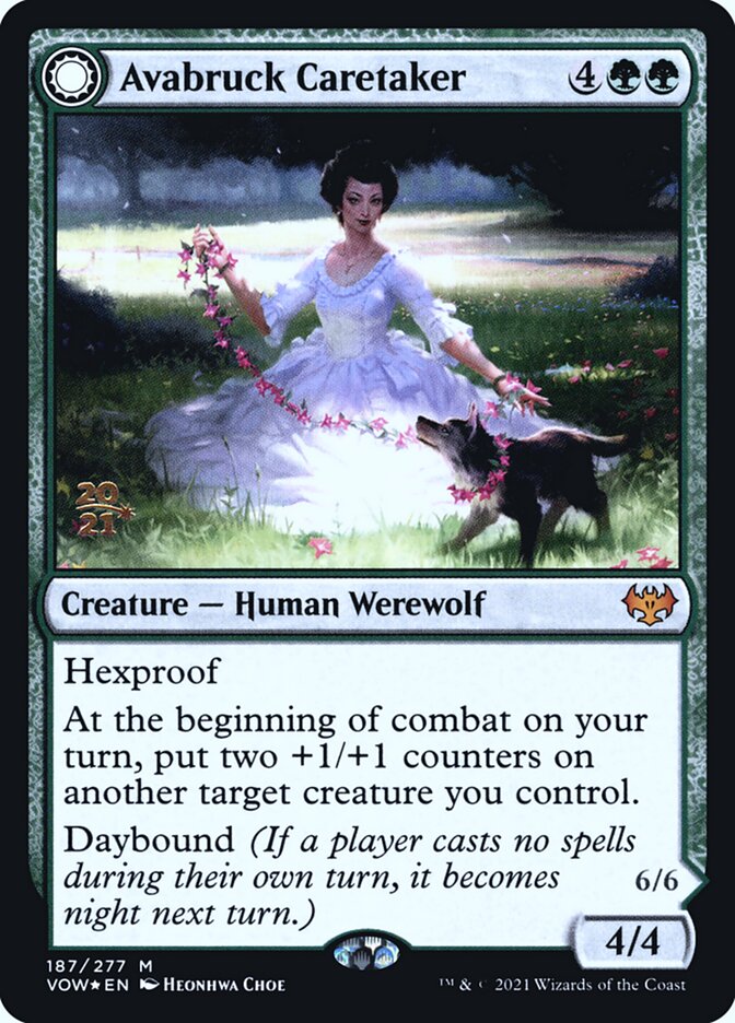 Avabruck Caretaker // Hollowhenge Huntmaster, Innistrad: Crimson Vow Promos · 187/277