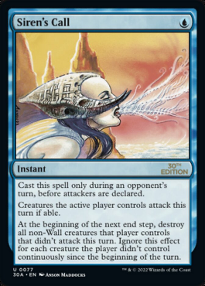 Siren's Call, 30th Anniversary Edition · 077/594