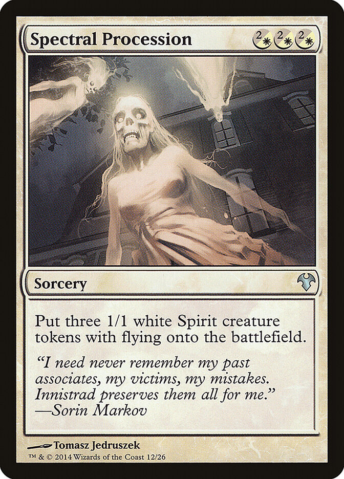 Spectral Procession, Modern Event Deck 2014 · 12/26