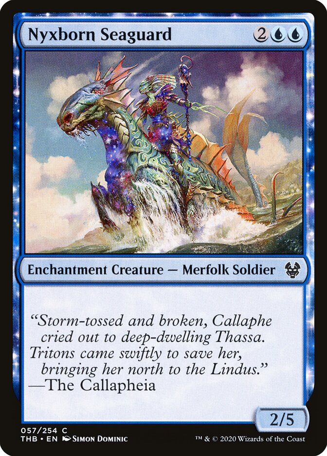 Nyxborn Seaguard, Theros Beyond Death · 057/254