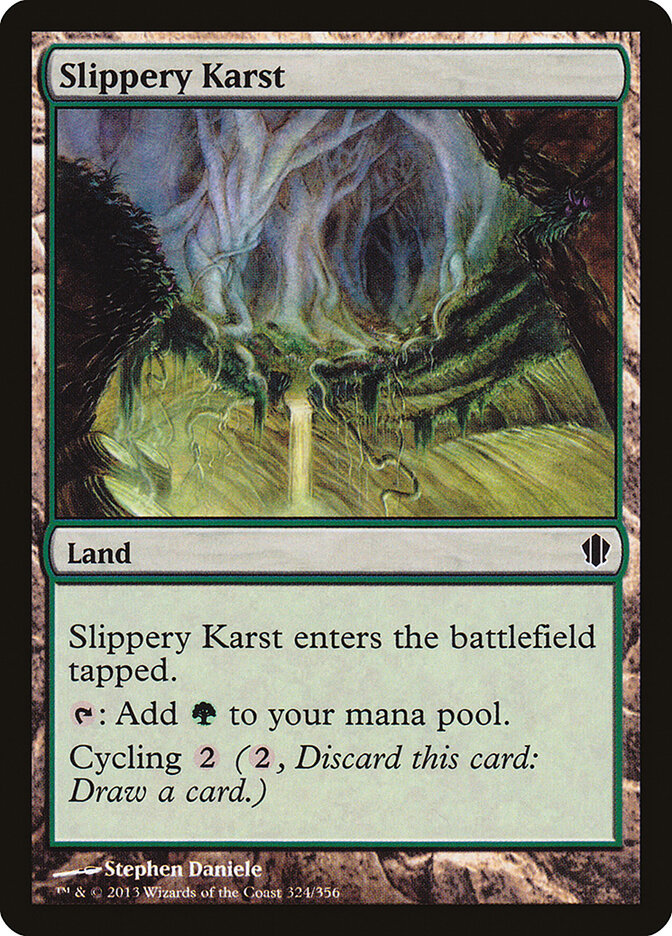 Slippery Karst, Commander 2013 · 324/356