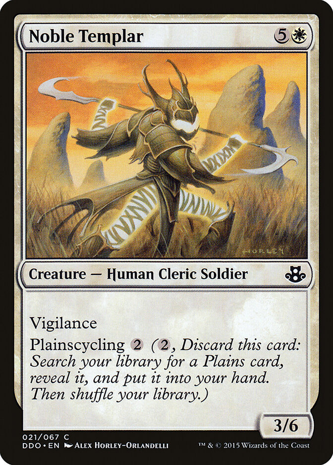 Noble Templar, Duel Decks: Elspeth vs. Kiora · 021/067