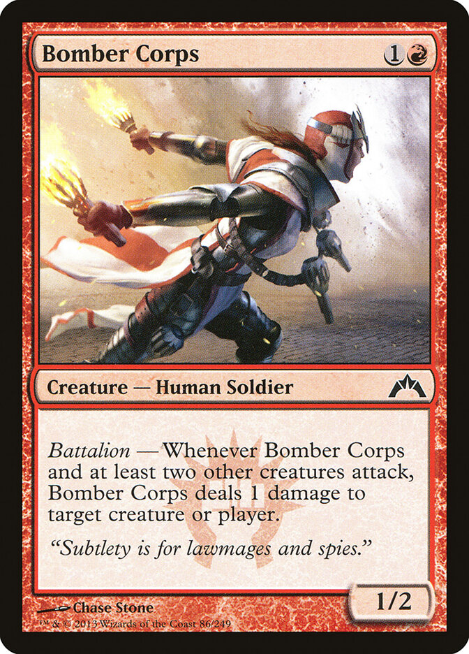 Bomber Corps, Gatecrash · 86/249