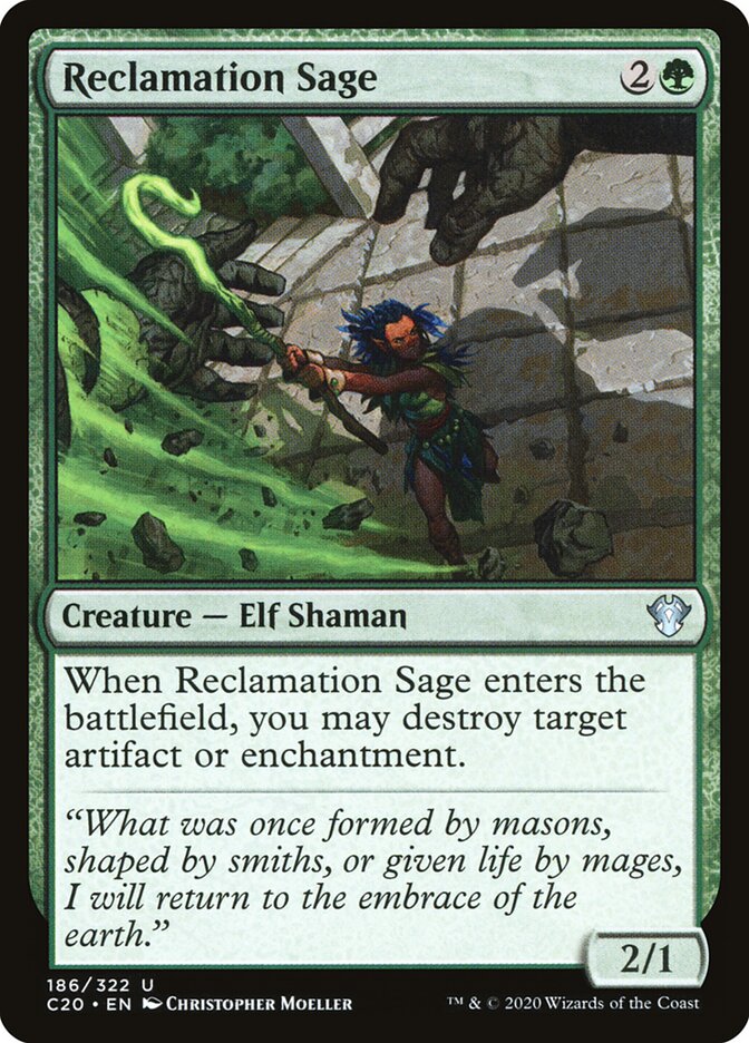 Reclamation Sage, Commander 2020 · 186/322