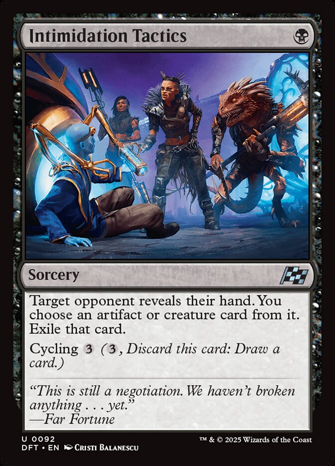 Intimidation Tactics, Aetherdrift · 0092