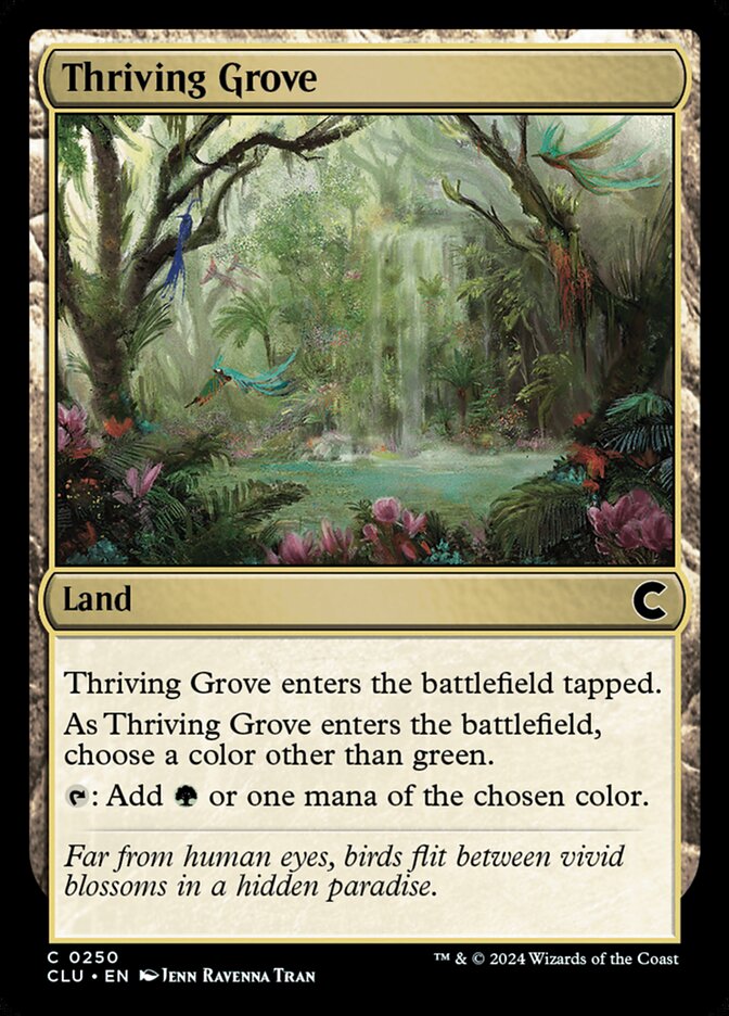 Thriving Grove, Ravnica: Clue Edition · 0250