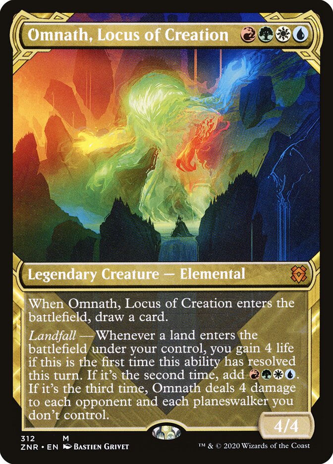 Omnath, Locus of Creation, Zendikar Rising · 312