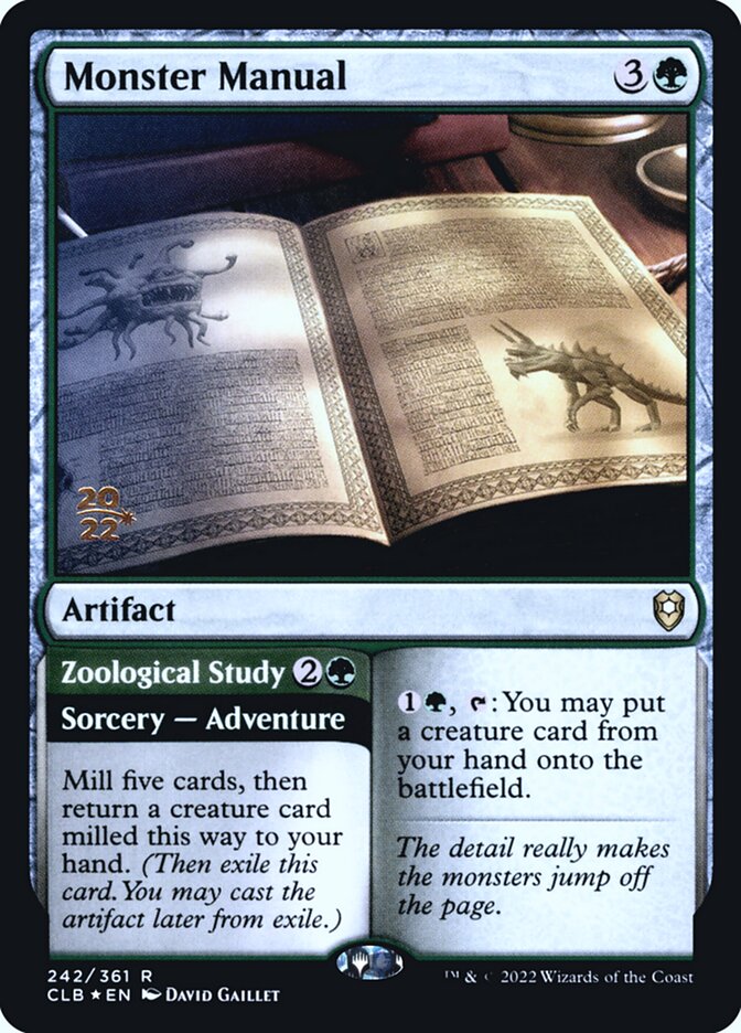 Monster Manual // Zoological Study, Battle for Baldur's Gate Promos · 242/361