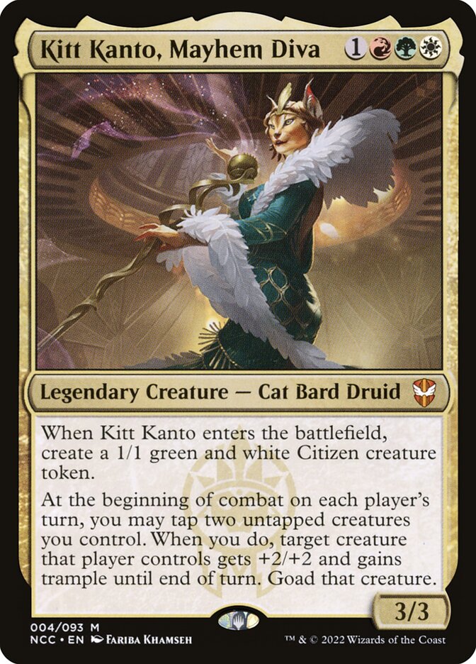 Kitt Kanto, Mayhem Diva, New Capenna Commander · 004/093