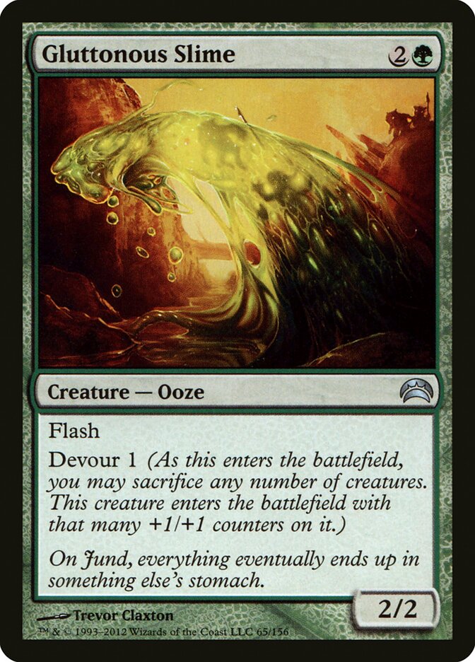 Gluttonous Slime, Planechase 2012 · 65/156
