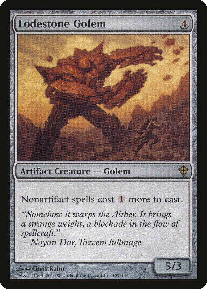 Lodestone Golem, Worldwake · 127/145