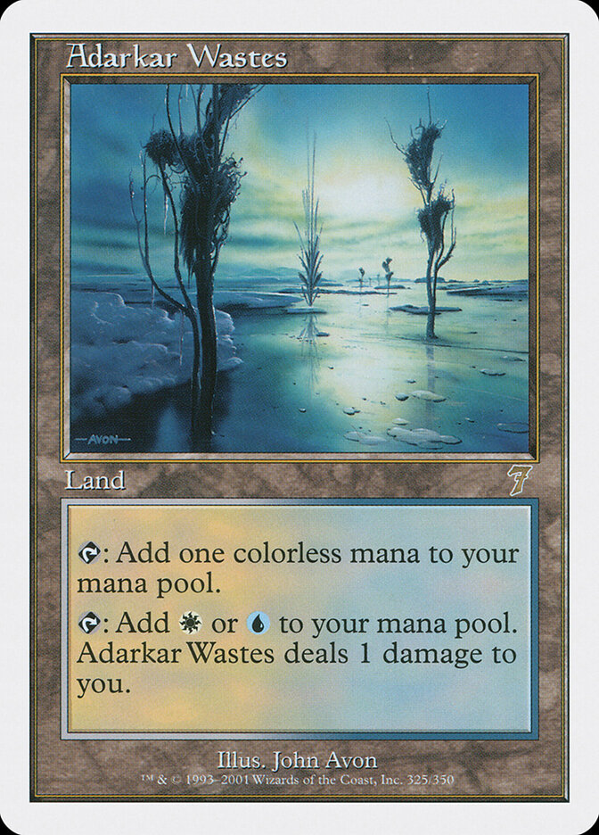 Adarkar Wastes, Seventh Edition · 325/350