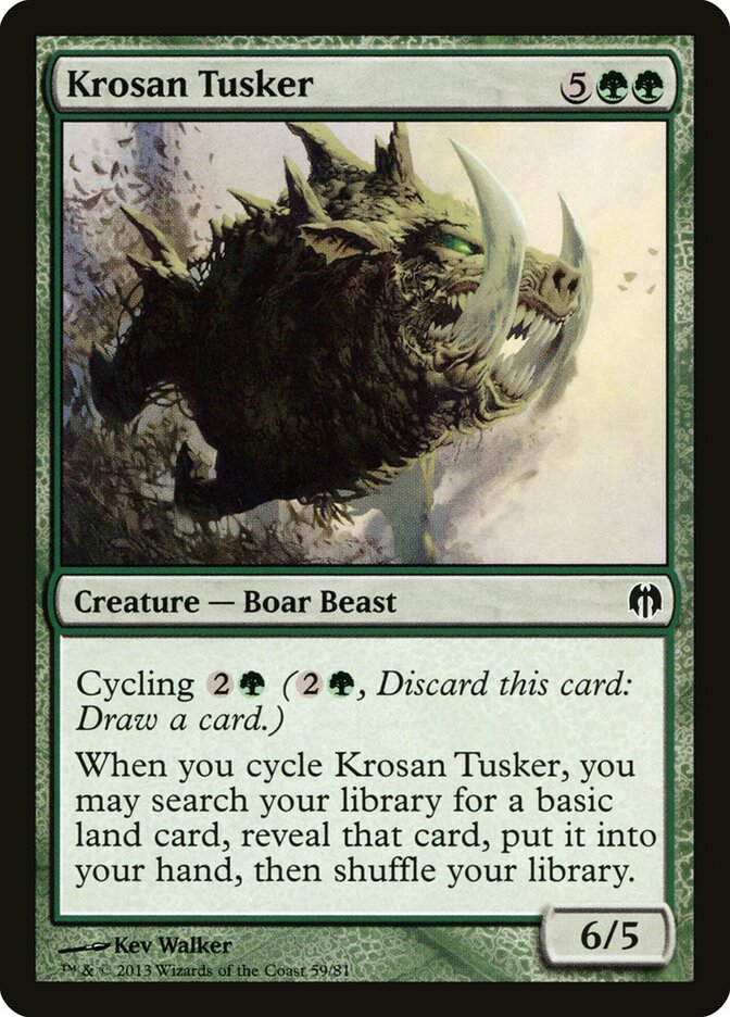 Krosan Tusker, Duel Decks: Heroes vs. Monsters · 59/81